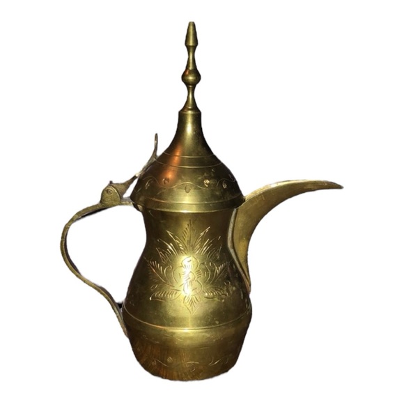 Antique Middle Eastern Coffee Tea pot + FREE GIFT - Picture 3 of 9